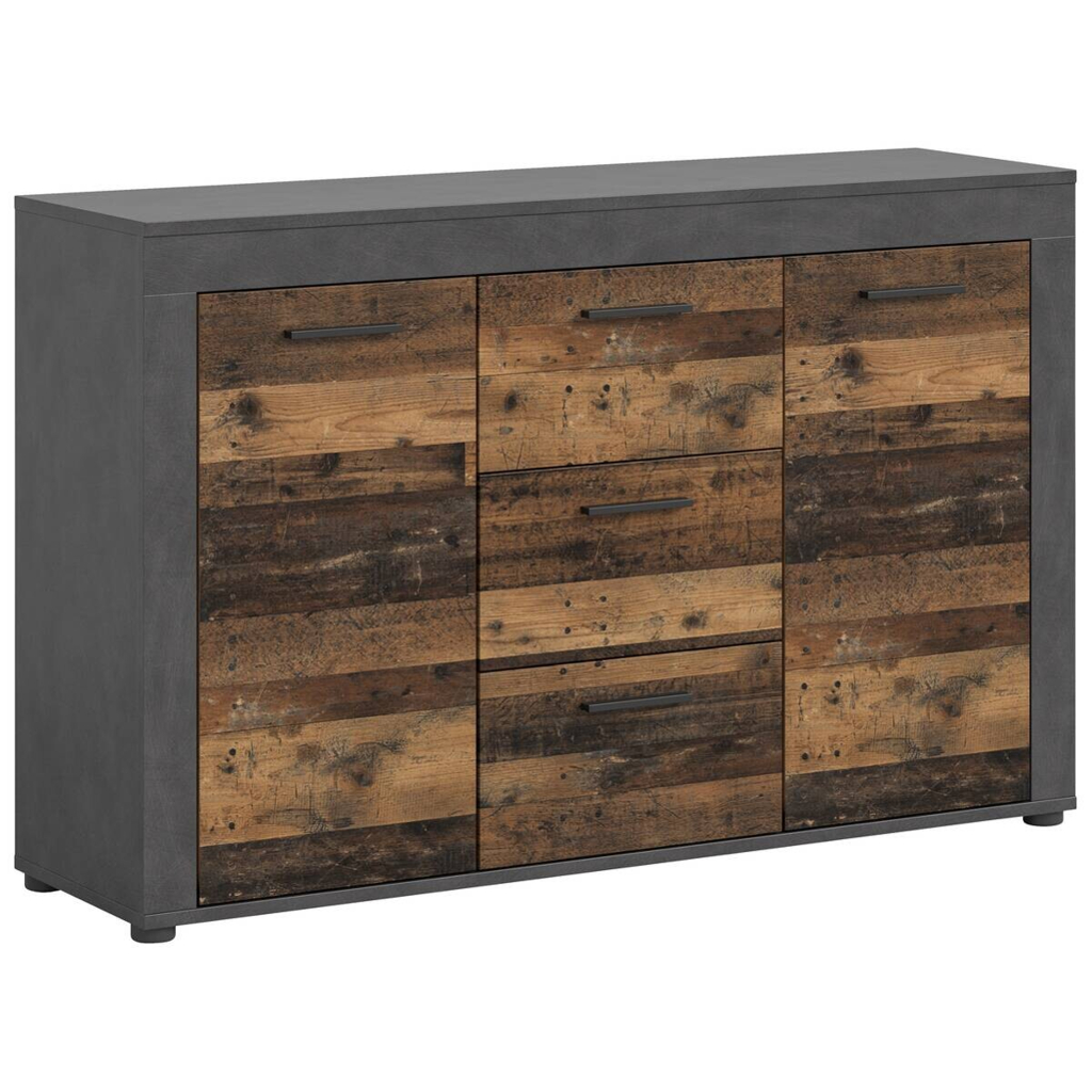 Sideboard Jam Matera Nachbildung Old Wood Nachbildung B/H/T: ca. 80x125x35 cm