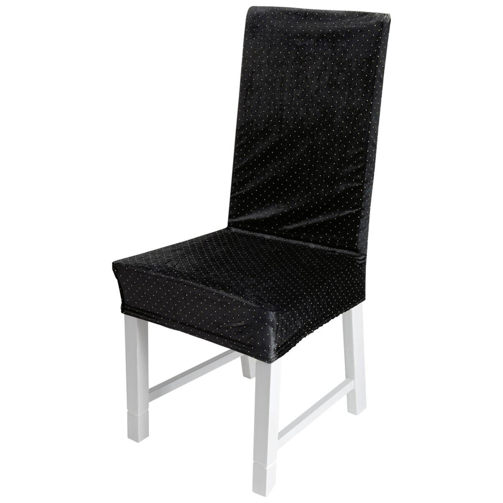 Stuhlhusse schwarz Polyester B/H/L: ca. 45x60x40 cm