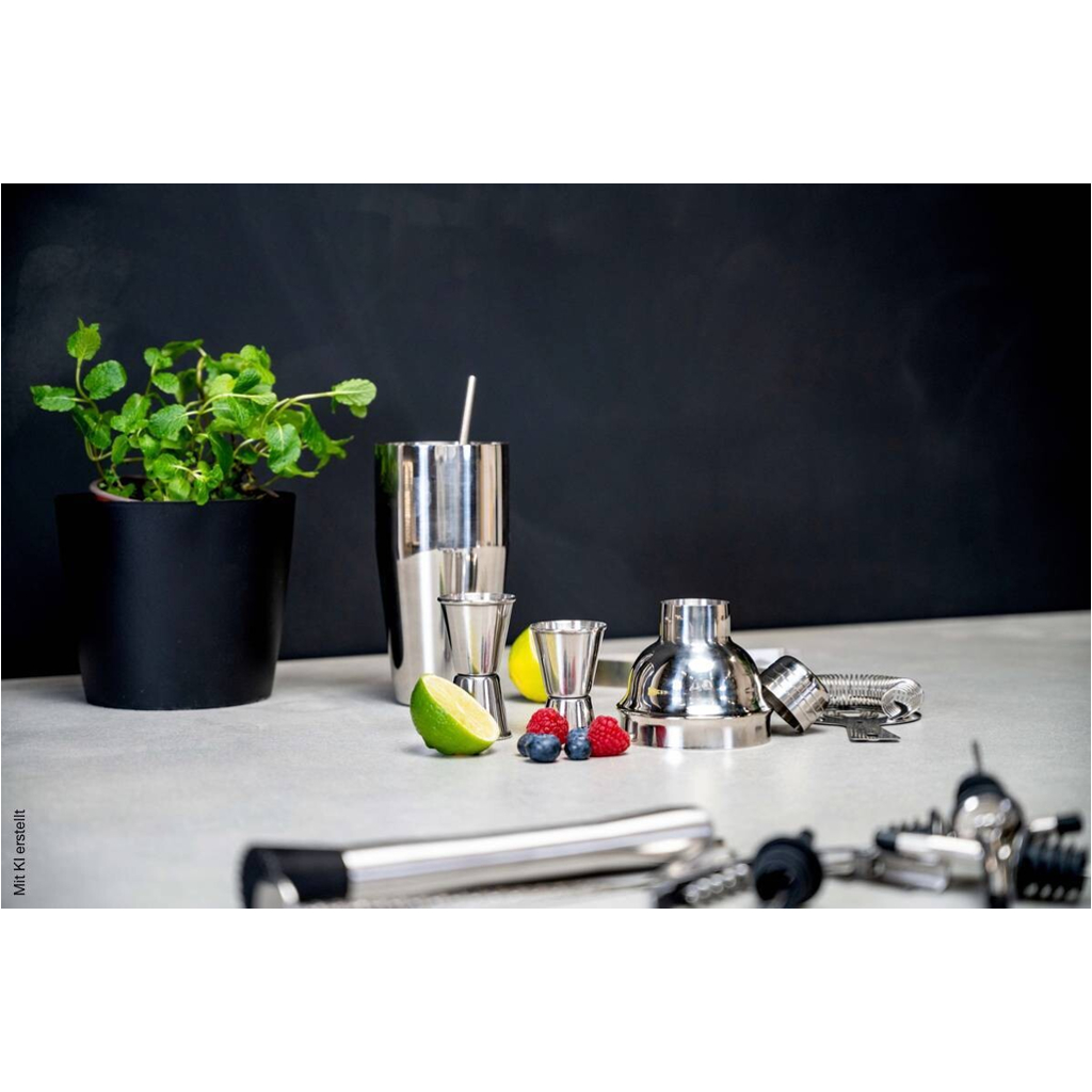 alpina Cocktailset silber Edelstahl