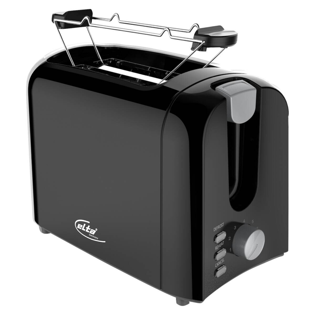 Elta Toaster CTO-750.16S schwarz Kunststoff B/H/T: ca. 24x19x14 cm