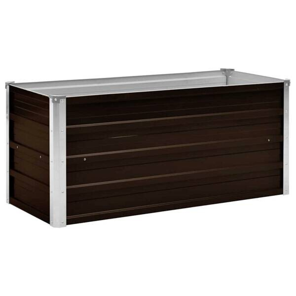 Hochbeet braun Stahl B/H/L: ca. 40x45x100 cm
