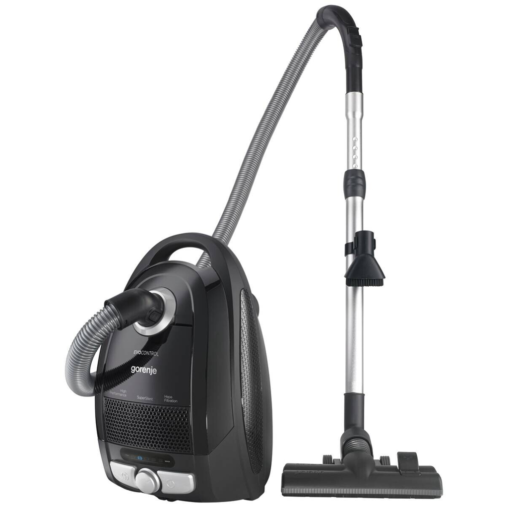 Gorenje Bodenstaubsauger VCE21ECBK schwarz Kunststoff Metall B/H/L: ca. 24x30x46 cm