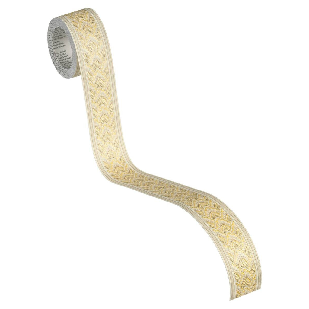 A.S.Creation Bordüre gold weiß B/H/D: ca. 4x500x7 cm