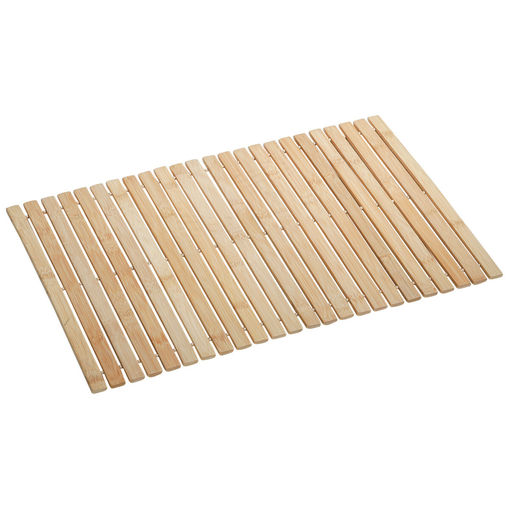 Axentia Badematte Bonja braun Bambus B/H/L: ca. 80x0,5x50 cm