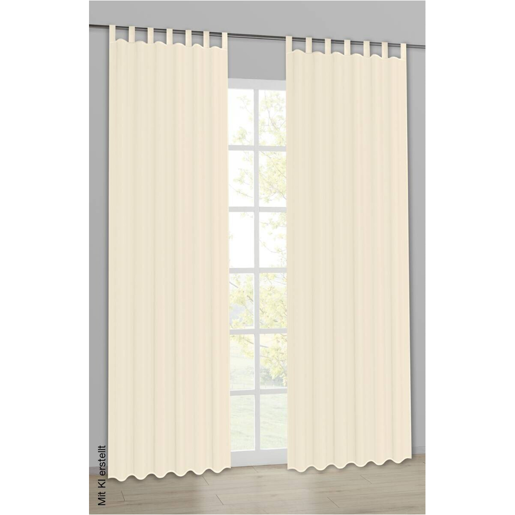 Sensation Kombivorhang Nouveau Buttercreme B/L: ca. 140x245 cm