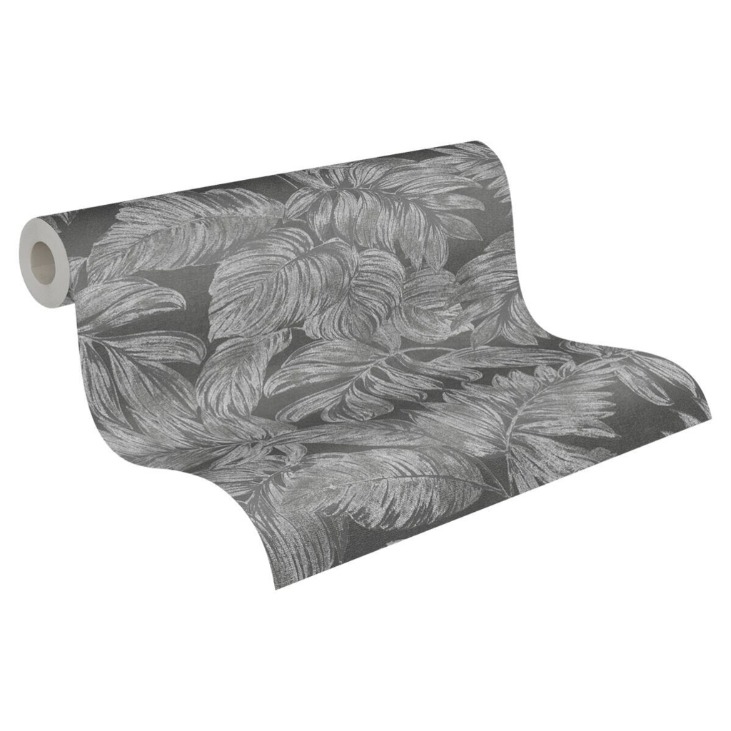A.S.Creation Vliestapete grau silber B/H/D: ca. 53x1005x10,2 cm