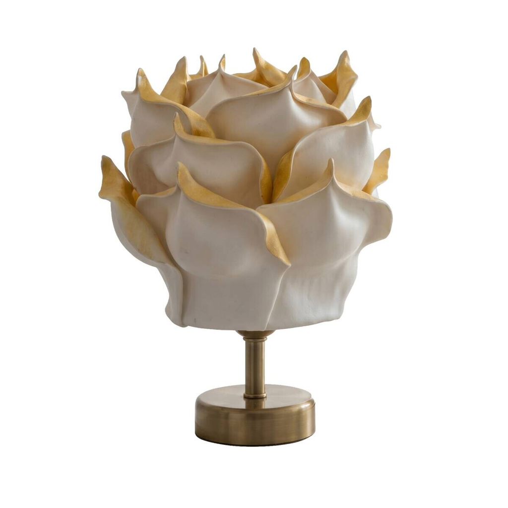 Opviq Tischleuchte gold Metall B/H/T/L/D: ca. 24x30x24x24x24 cm null 1 Brennstellen