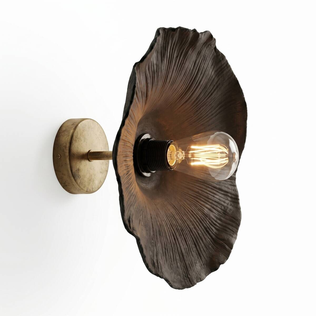Opviq Wandleuchte gold schwarz Metall B/H/T/L/D: ca. 35x35x35x35x35 cm 1 Brennstellen