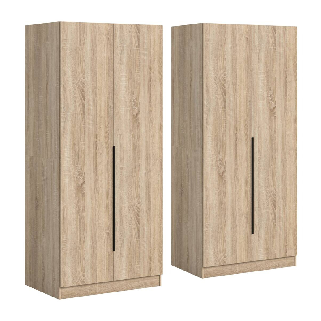 Kleiderschrank KOPENHAGEN Eiche Sonoma Nachbildung B/H/T: ca. 160x181x52 cm