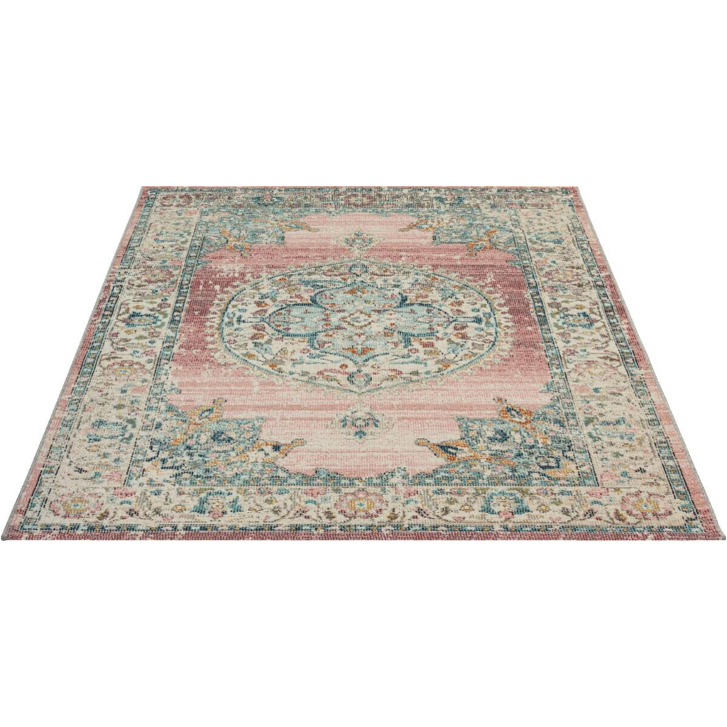 Outdoorteppich Salsa Outdoor pink B/H/L: ca. 80x13x300 cm