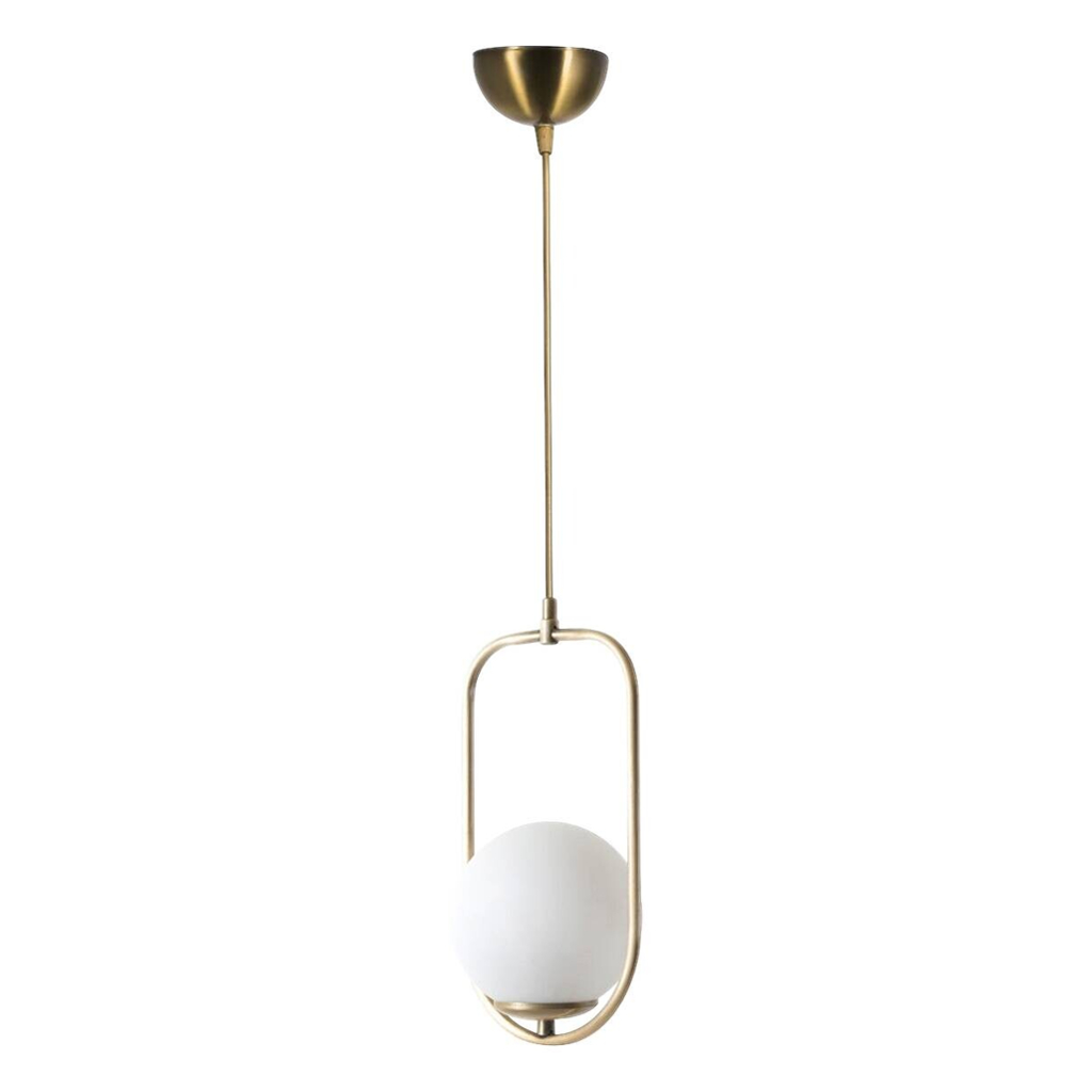 Opviq Pendelleuchte Kupfer weiß Metall B/H/T/L/D: ca. 18x70x18x18x18 cm E27 1 Brennstellen