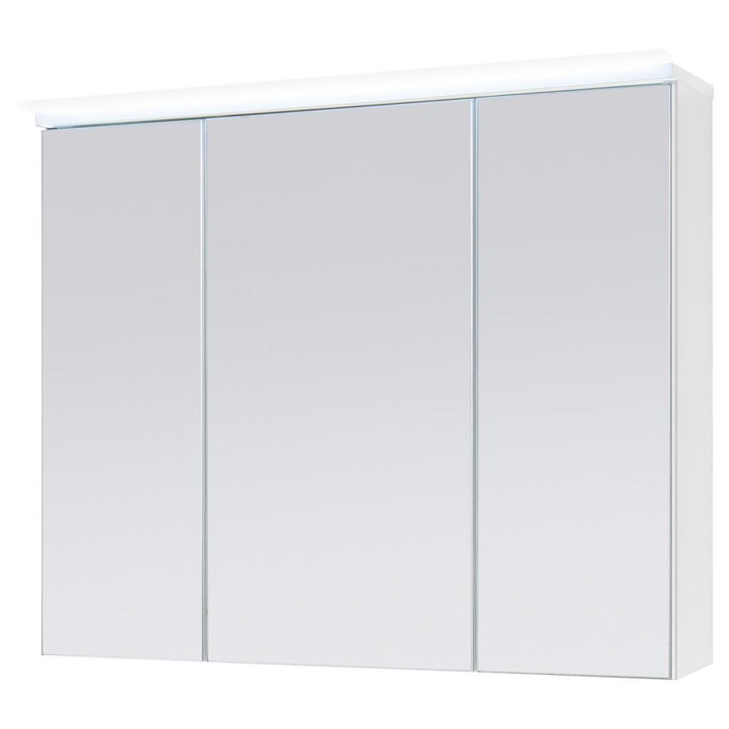 Spiegelschrank Four weiß B/H/T: ca. 80x68x23 cm