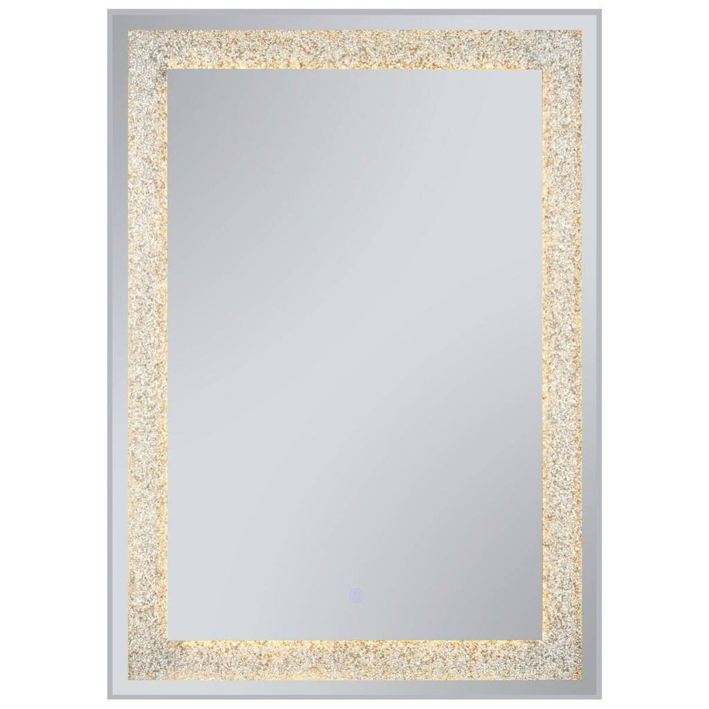 Mirrors & More LED-Spiegel Hermine glasklar B/H: ca. 50x70 cm