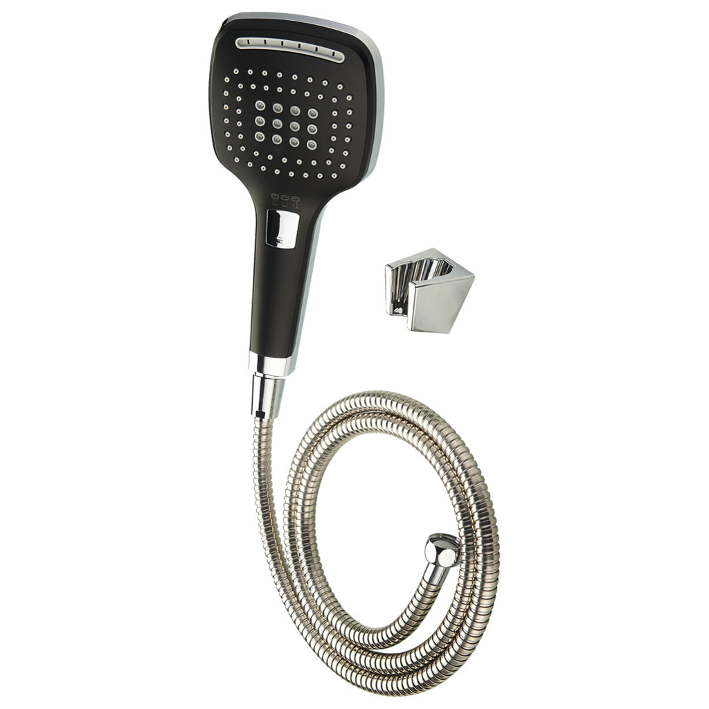 POCOline Handbrause-Set Square schwarz