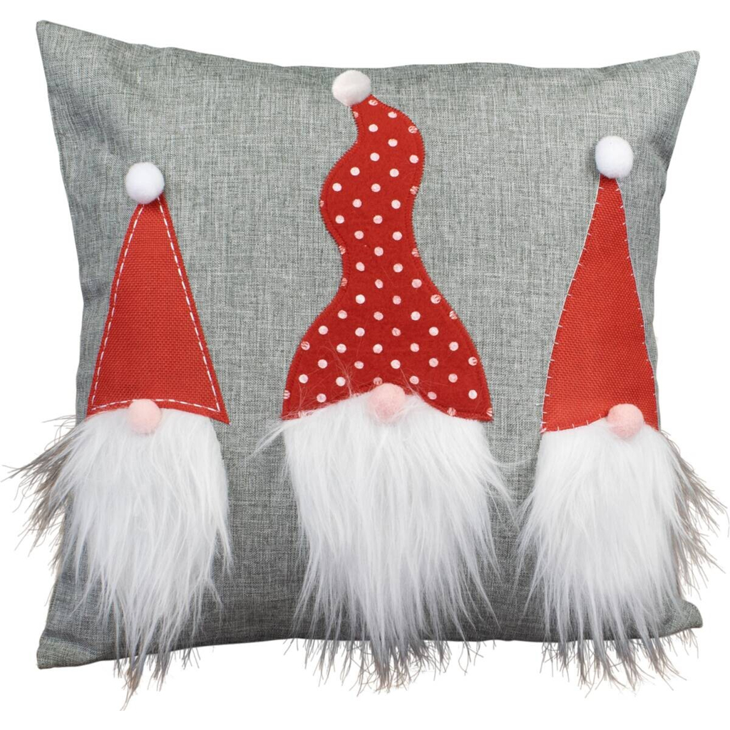 Dekokissen grau Polyester B/L: ca. 40x40 cm