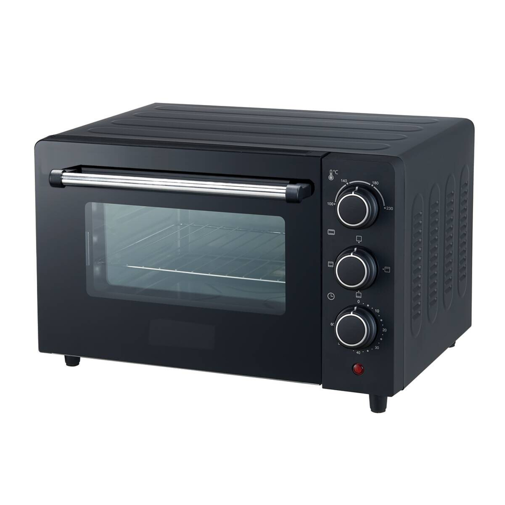 POCOline Mini-Backofen silber Glas B/H/L: ca. 32,6x27,1x42,3 cm ca. 18 l