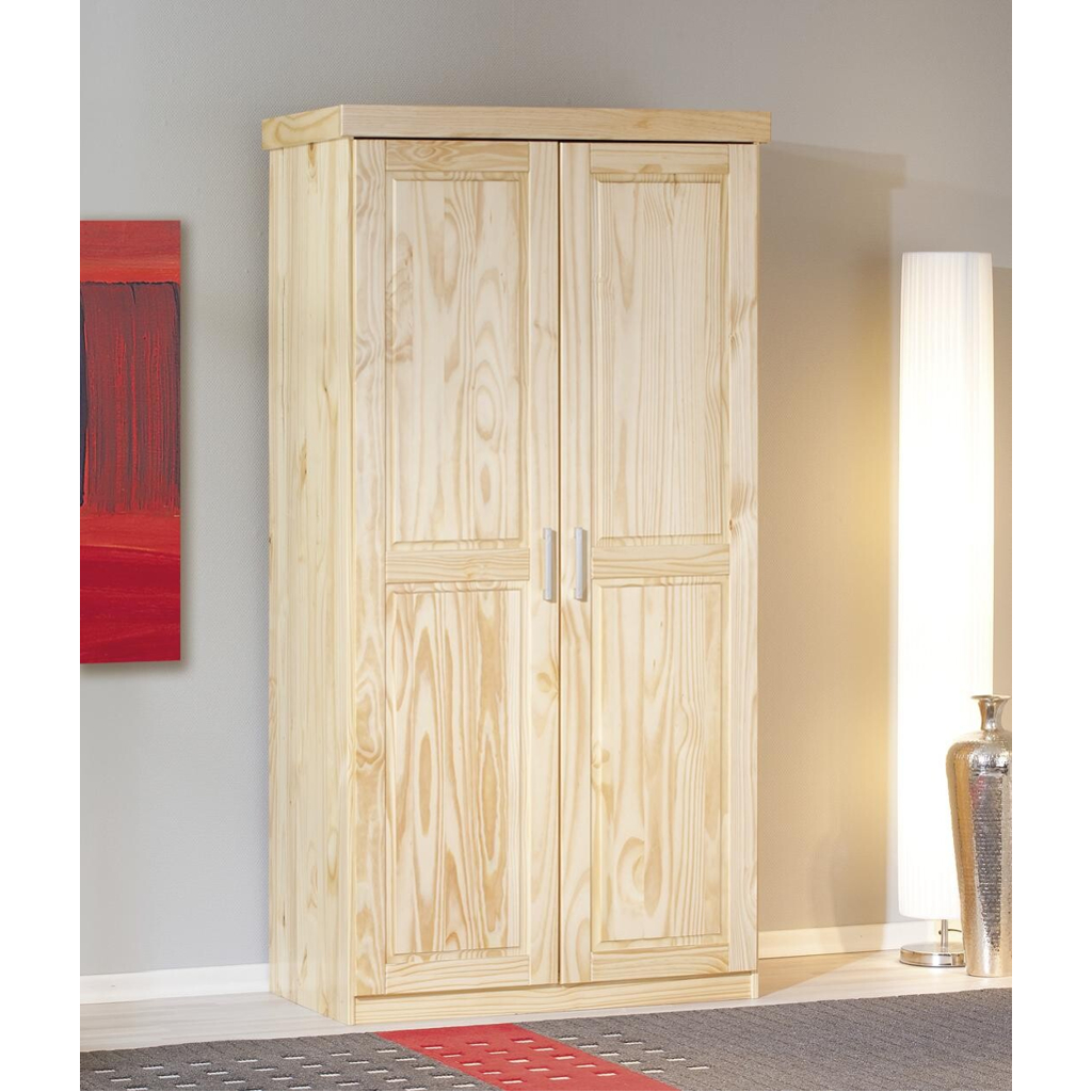 Kleiderschrank Leon natur B/H/T: ca. 95x190x55 cm