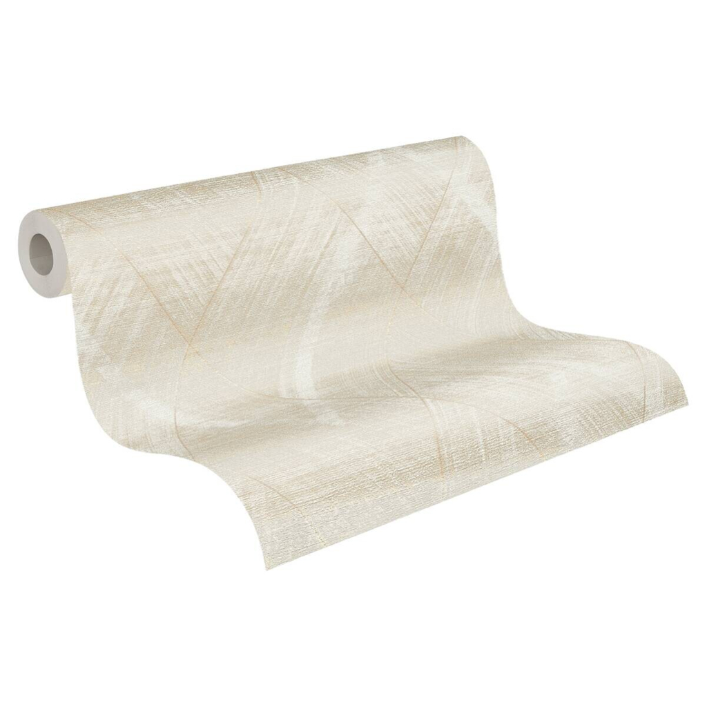 A.S.Creation Vliestapete creme beige B/H/D: ca. 53x1005x8,4 cm