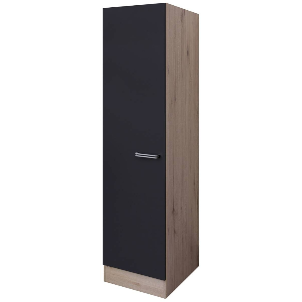 Unterschrank Elva anthrazit strukturiert B/H/T: ca. 50x200x57 cm