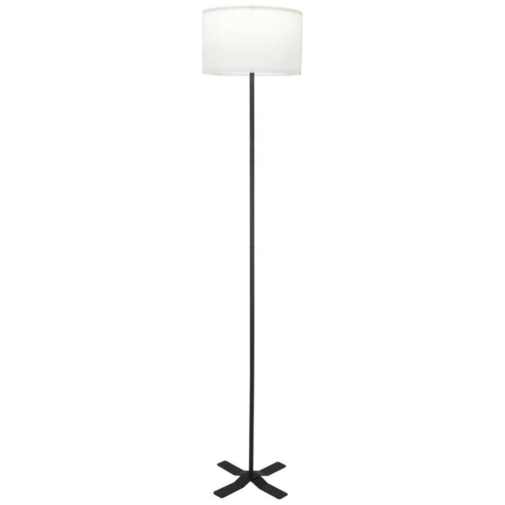POCOline Stehlampe Zero schwarz Kunststoff Metall H/D: ca. 143x28 cm E27 1 Brennstellen