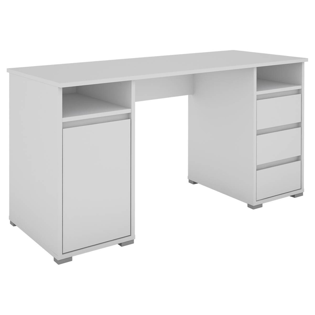 Schreibtisch LOBO weiß B/H/T: ca. 138x75x55 cm
