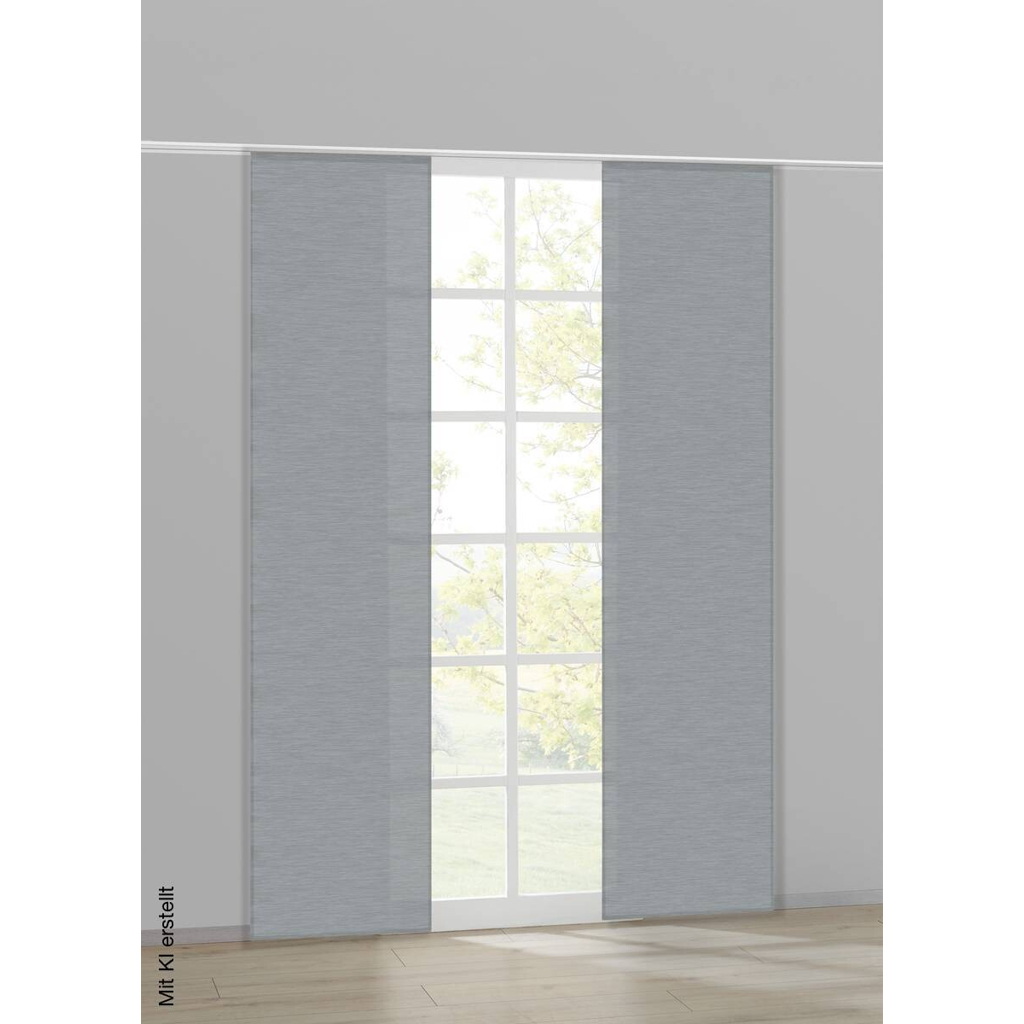 ACUS design collection Schiebevorhang grau B/L: ca. 60x245 cm