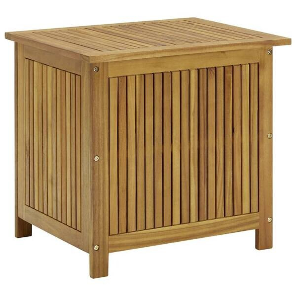vidaXL Aufbewahrungsbox braun Akazie B/H/T/L: ca. 50x106x50x60 cm