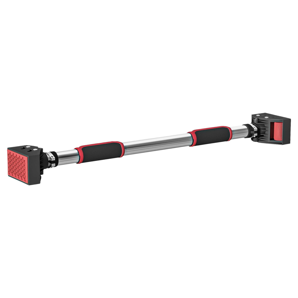SPORTNOW Klimmzugstange rot Edelstahl B/H/L: ca. 10x7x92 cm