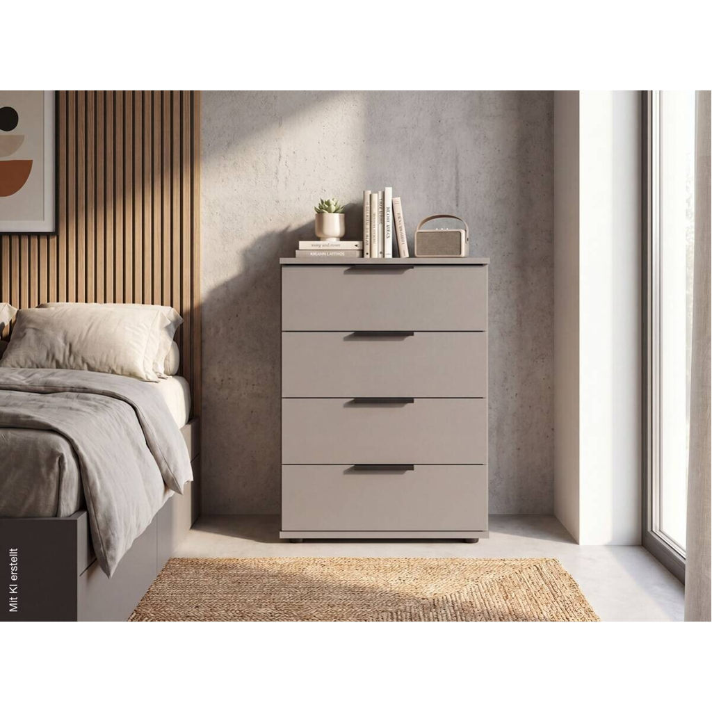 Nachtkonsole Easy Plus Sahara grau B/H/T: ca. 52x74x38 cm