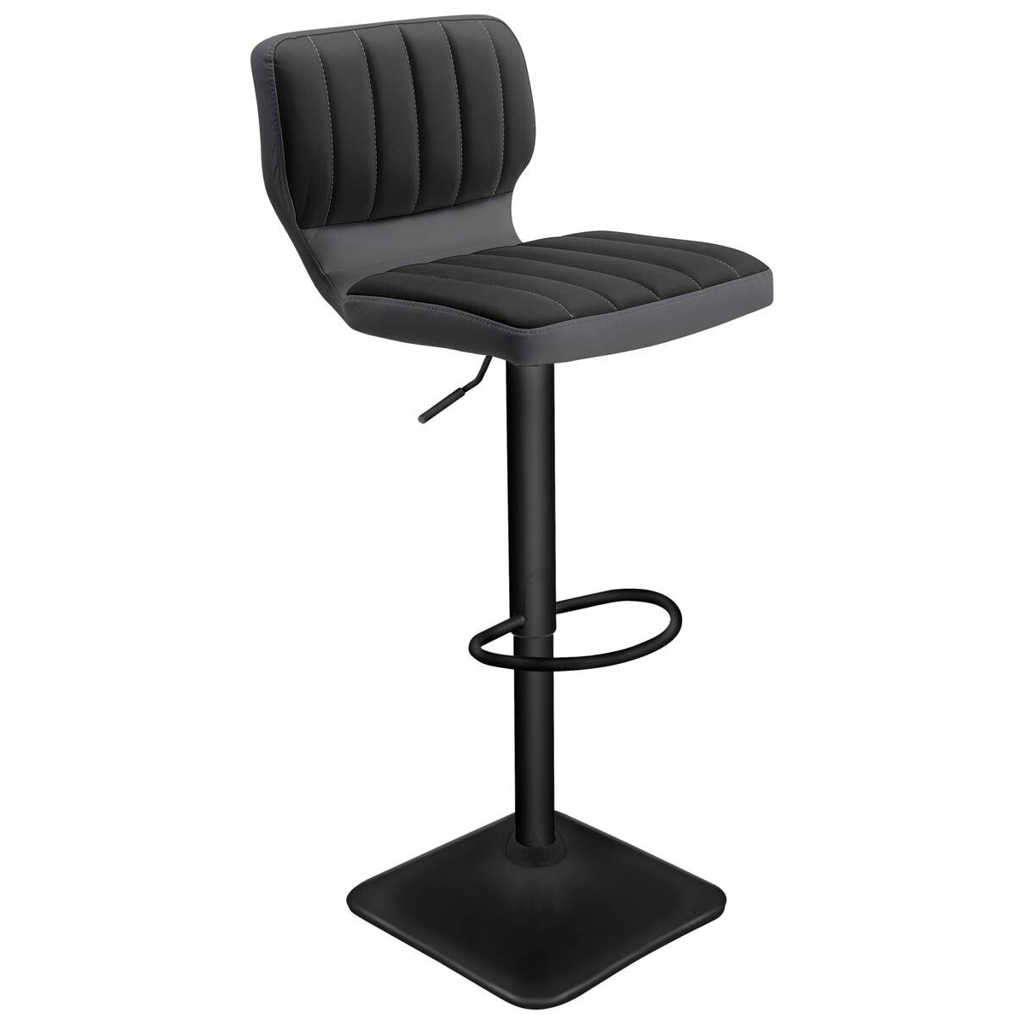 Barhocker FM-175 anthrazit Kunstleder B/H/T: ca. 41x88x48 cm