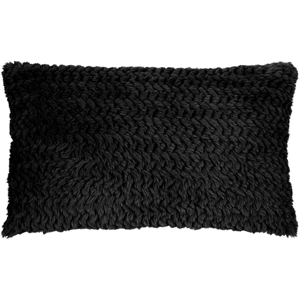 Dekokissen schwarz Polyester B/L: ca. 30x50 cm