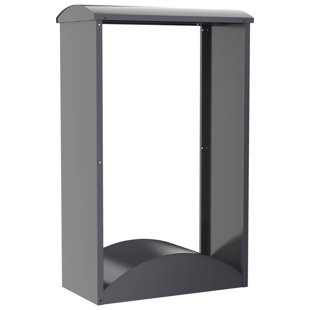 Westmann Kaminholzregal Castra anthrazit B/H/L: ca. 98x160x52 cm