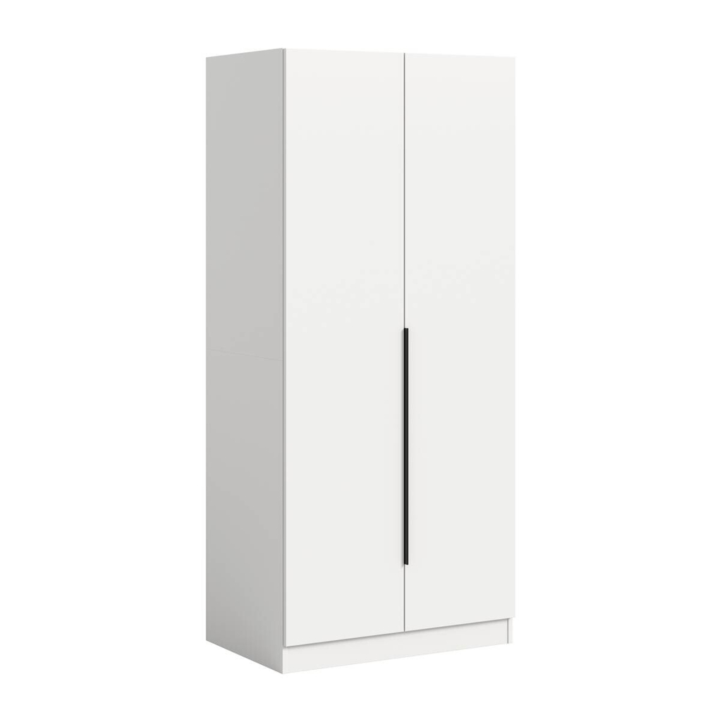 Kleiderschrank KOPENHAGEN weiß B/H/T: ca. 80x181x52 cm