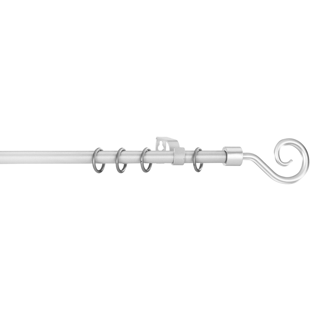 POCOline Stilgarnituren Kringel silber Metall D: ca. 1,6 cm ausziehbar von ca. 130 bis 240 cm 1.0 Läufe