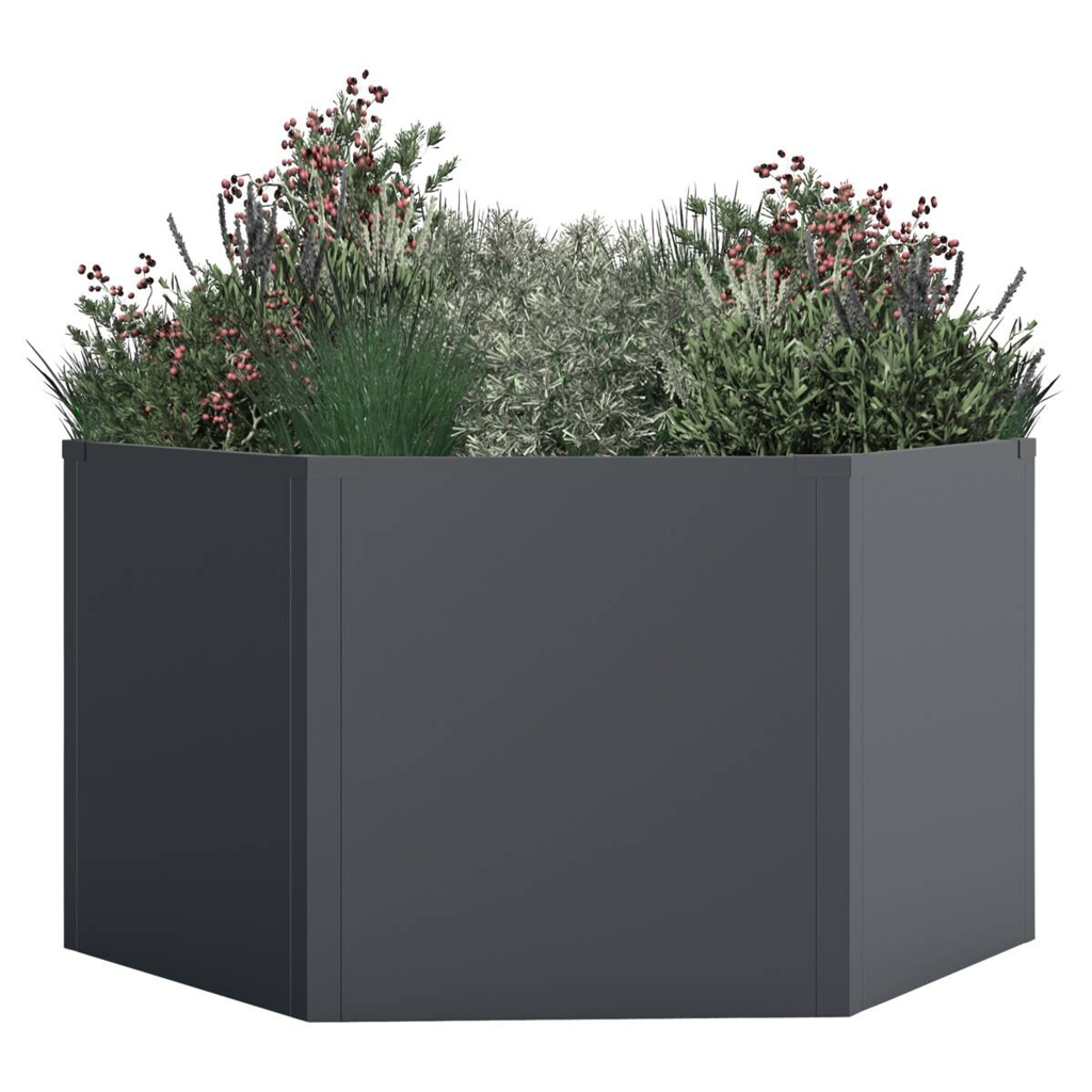 Westmann Hochbeet Varia anthrazit Metall B/H/L: ca. 100x52x100 cm