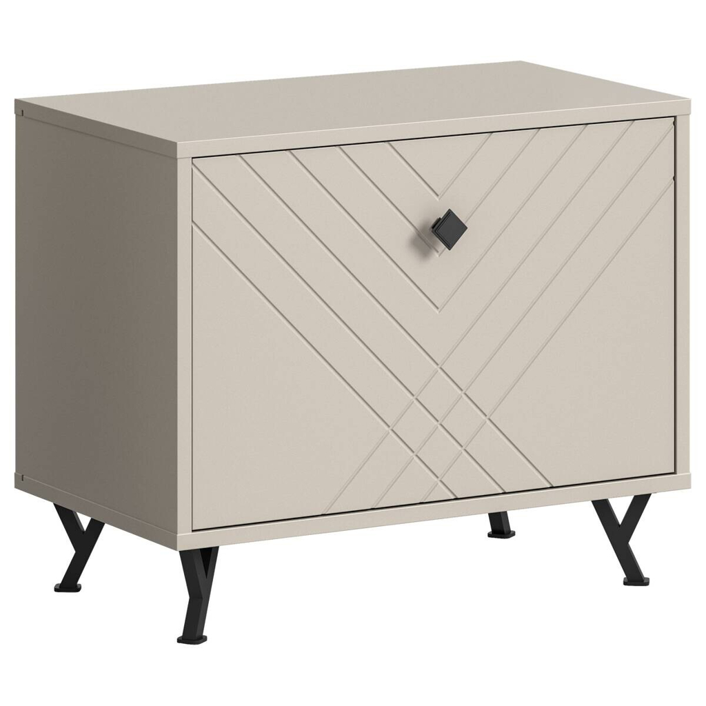 Sitzbank NOTES sandbeige sandbeige matt B/H/T: ca. 60x50x35 cm