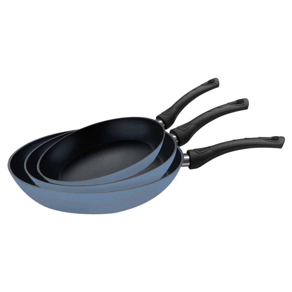 SAN IGNACIO Bratpfannenset NOIA blau Aluminium 3 tlg.
