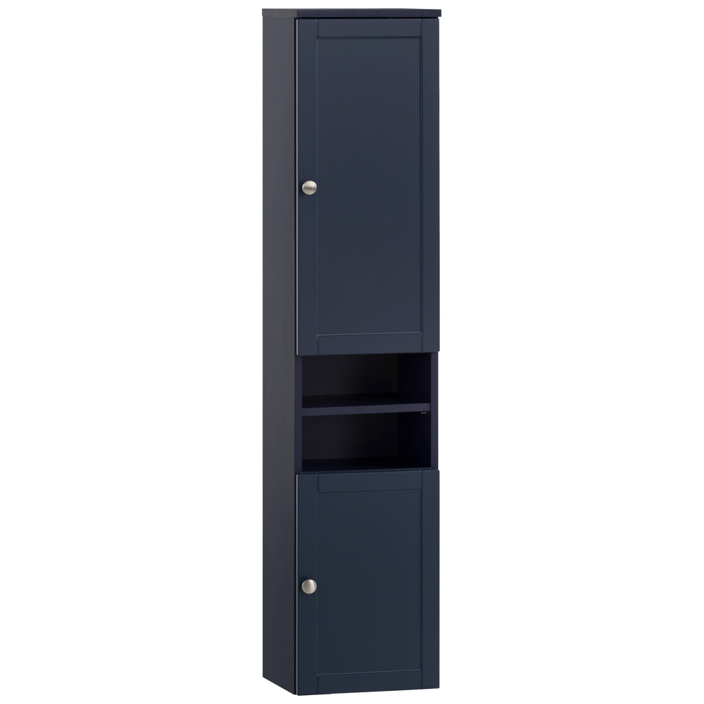 Hochschrank Jesper blau dunkel B/H/T: ca. 30,3x138,3x25,4 cm