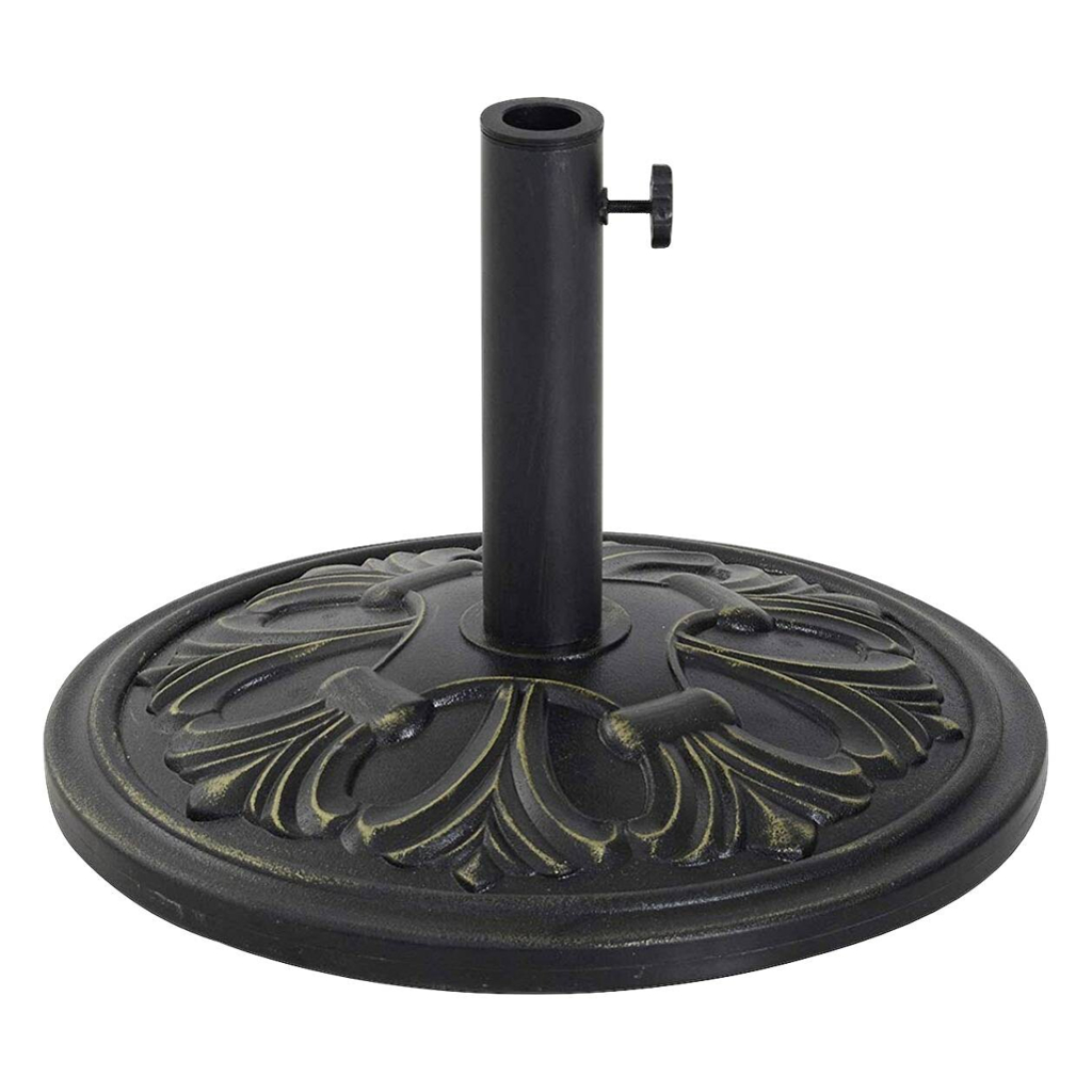 Outsunny Sonnenschirmständer bronze Metall B/H/L/D: ca. 48x34x48x48 cm