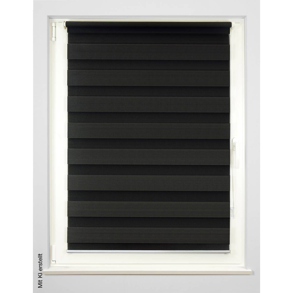 Doppelrollo Just anthrazit B/L: ca. 140x160 cm