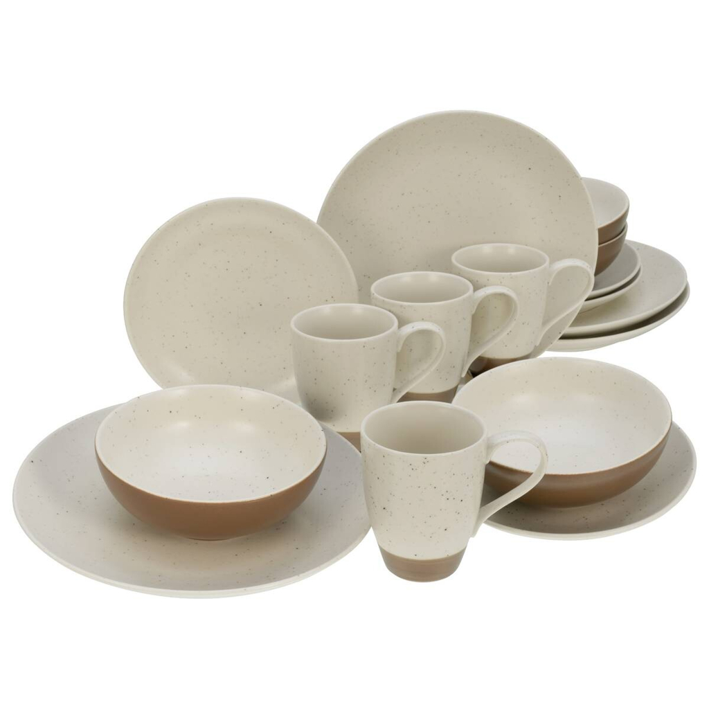 CreaTable Kombiservice SAND DUNES terracotta creme Keramik