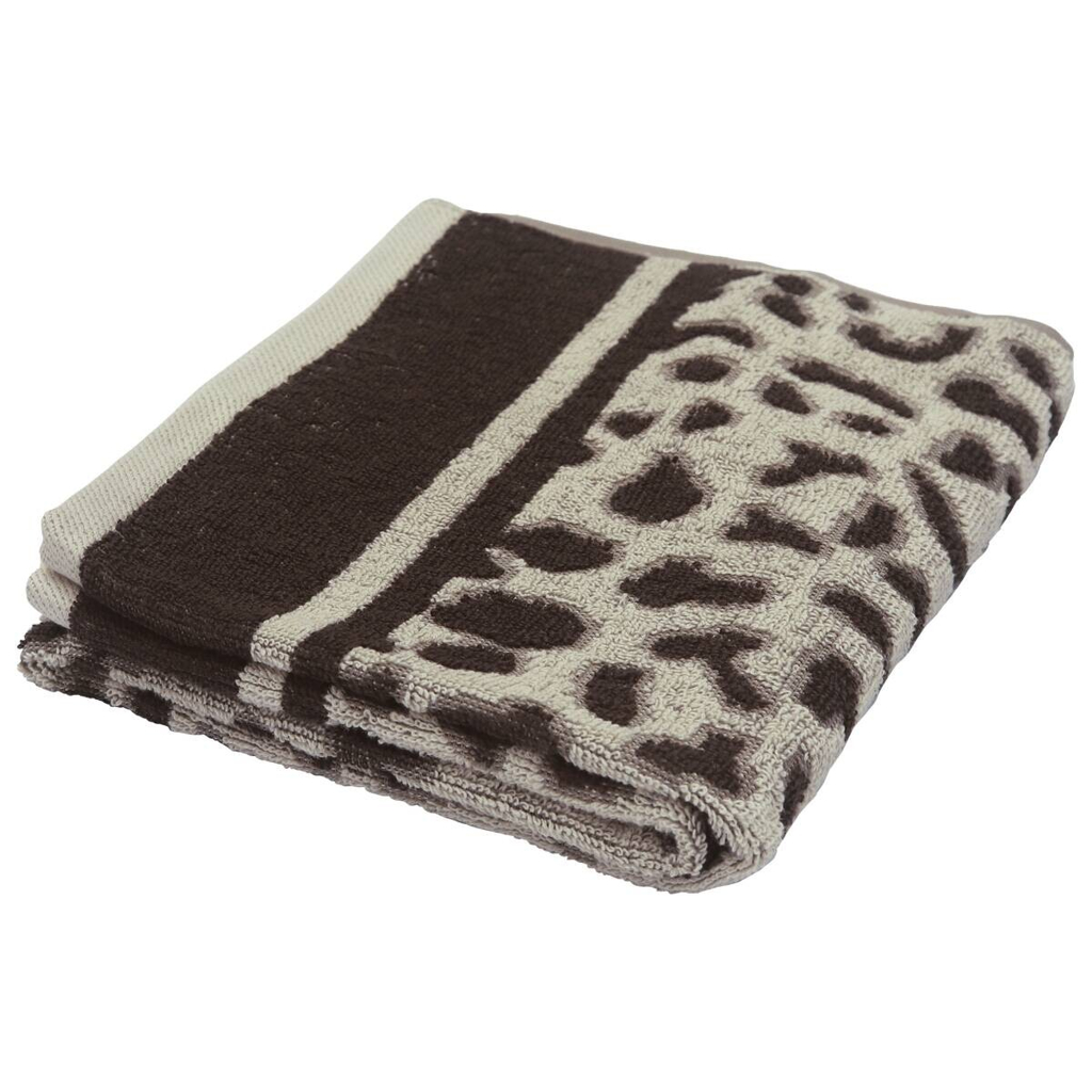 Handtuch braun Baumwolle B/L: ca. 50x100 cm