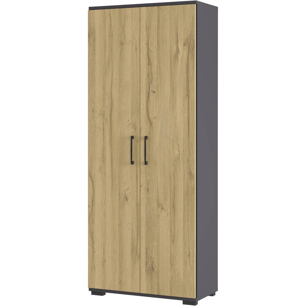 Aktenschrank 4250-564 Eiche Grand-Son Nachbildung Graphit B/H/T: ca. 80x200x40 cm