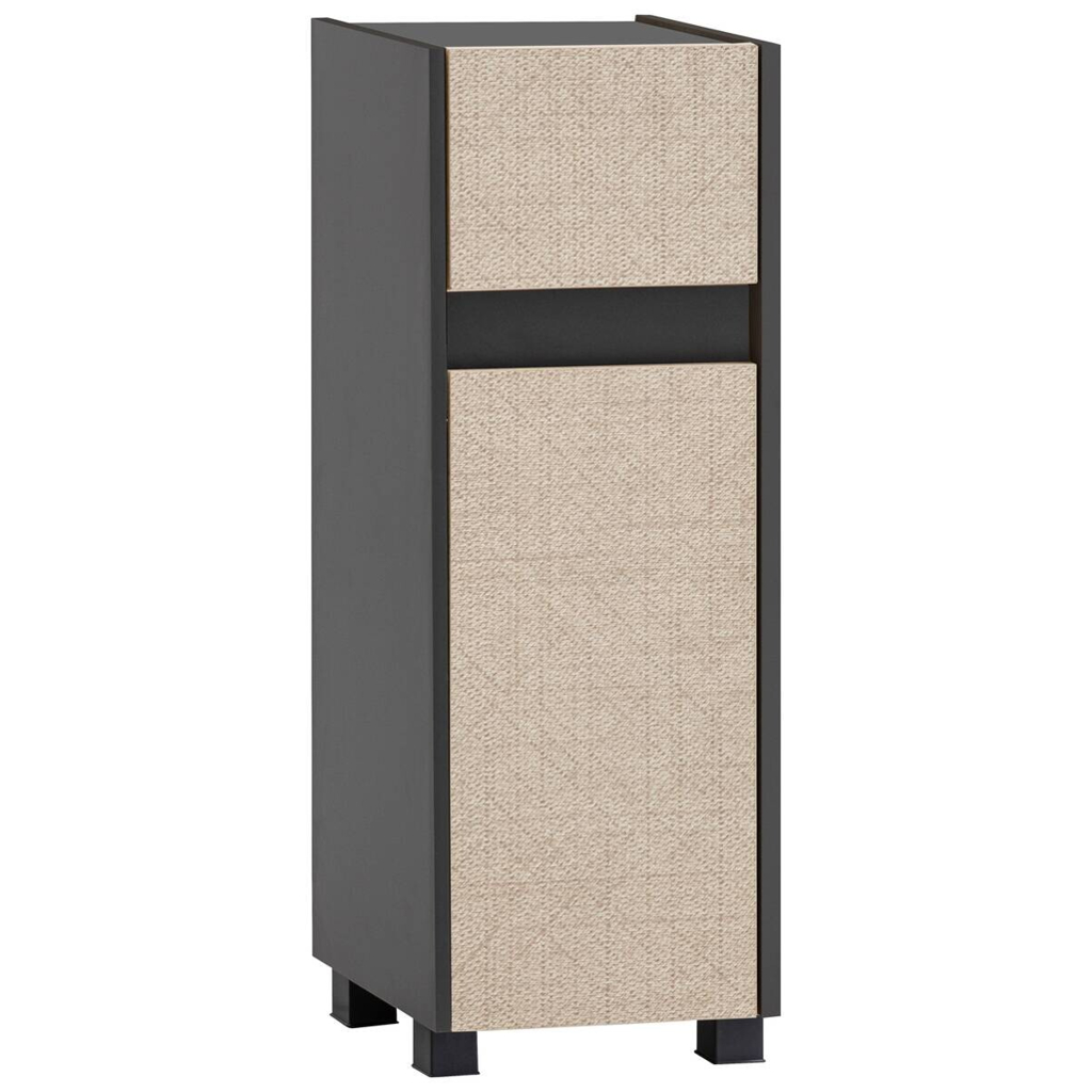 Unterschrank Sander anthrazit Eiche Nachbildung B/H/T: ca. 30,2x84,8x33 cm