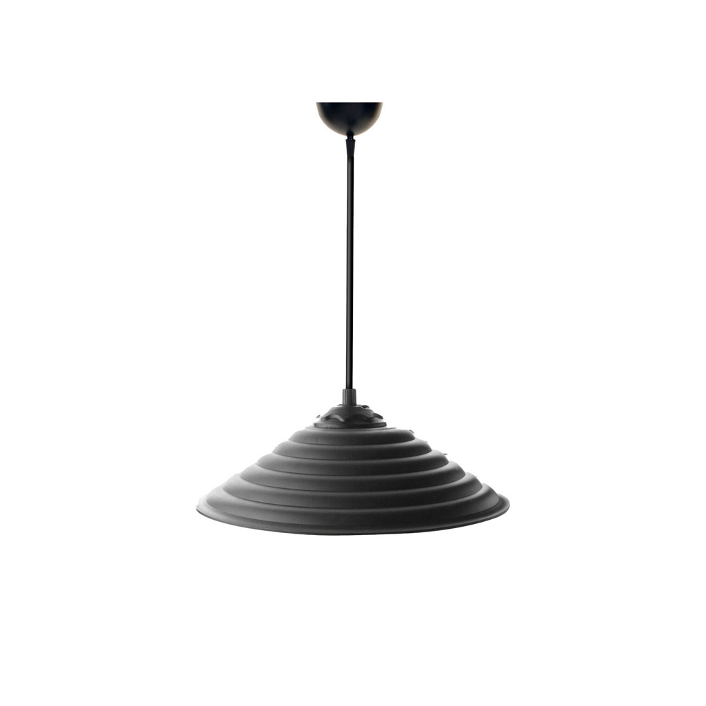 Opviq Pendelleuchte schwarz Polycarbonat B/H/T/L: ca. 6,5x50x25x6,5 cm E27 2 Brennstellen