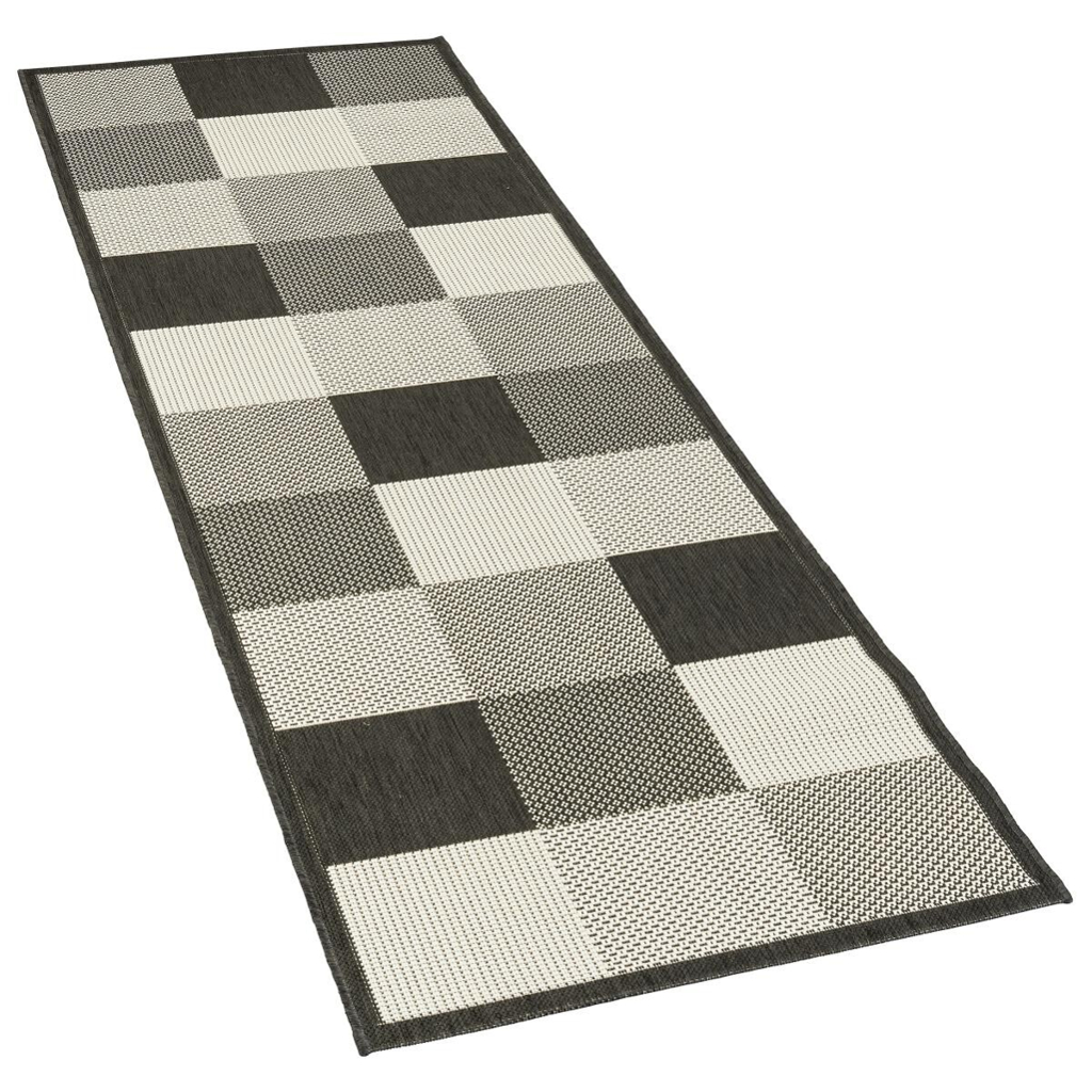 In-/Outdoor-Teppich Ambiente schwarz B/L: ca. 80x240 cm