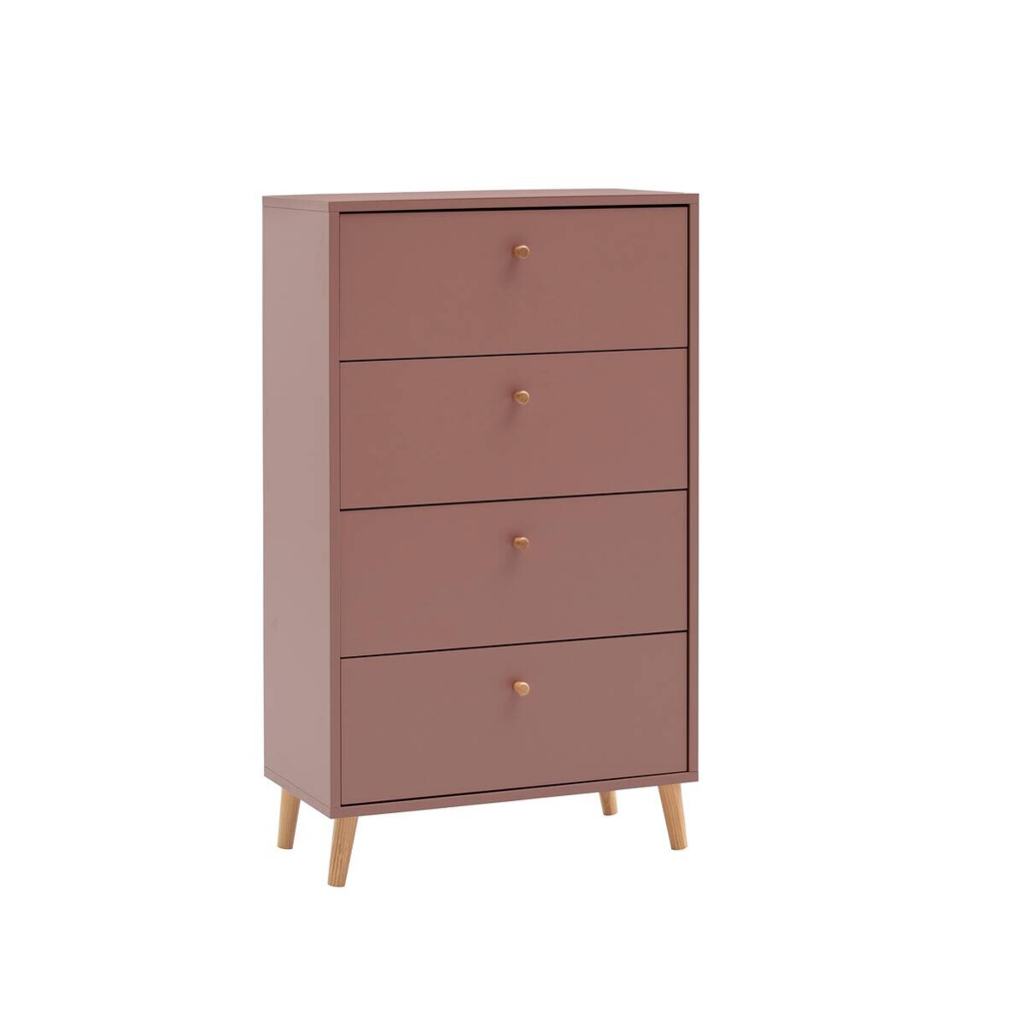 Kommode Bjarne mauve B/H/T: ca. 60,1x101,3x33 cm