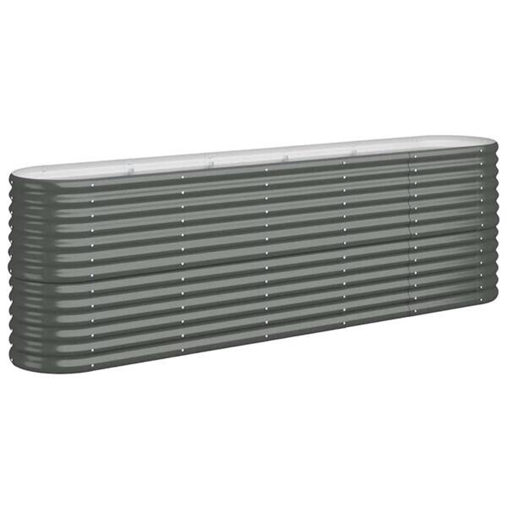Hochbeet anthrazit Stahl B/H/L: ca. 40x68x224 cm