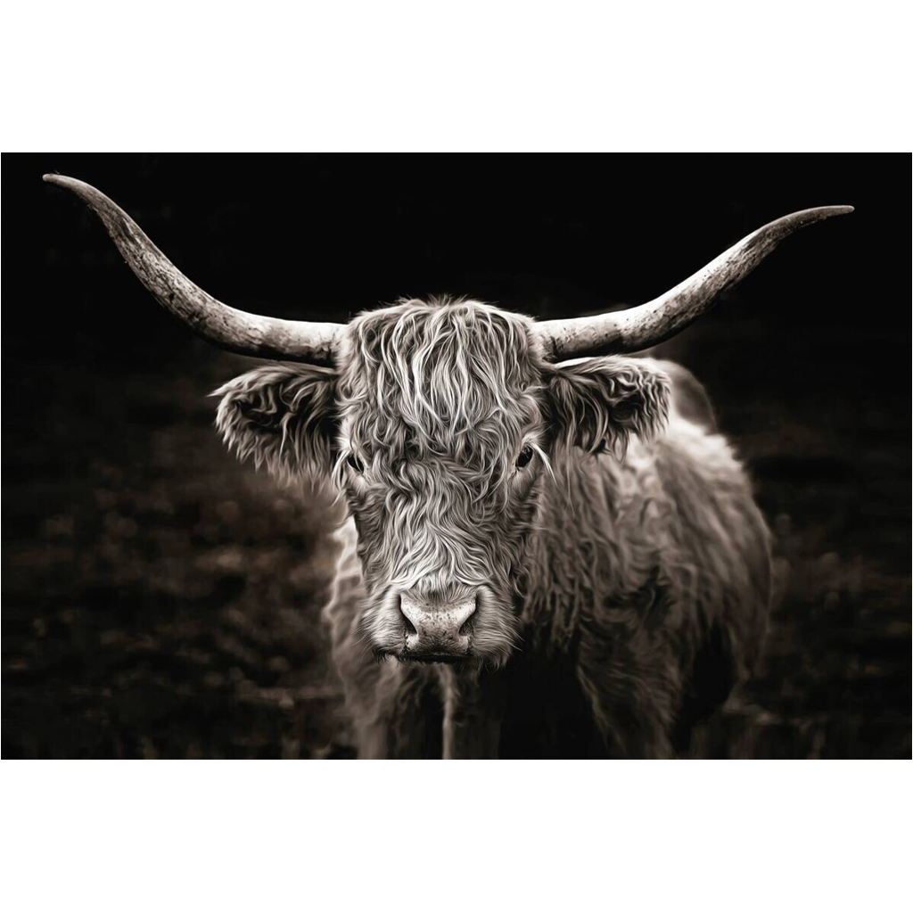 Keilrahmenbild Tiere B/H: ca. 90x60 cm