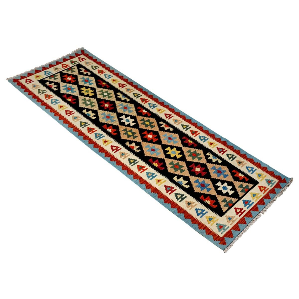PersaTepp Teppich Kelim Gashgai beige B/H/L: ca. 88x1x295 cm